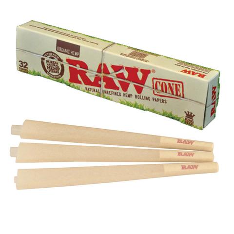 Raw Cones Organic Ks 32pk