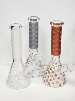 Glow in the dark 10" louis vuit Bong Mixed Colors