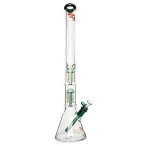 Red Eye Glass 24" 7mm Wildwood Triple Perc Bong (Teal)