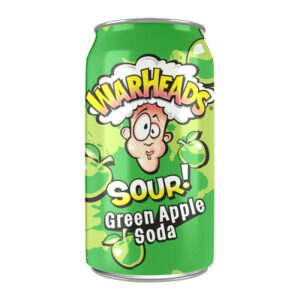 Warheads Sour Green Apple Soda 355ml