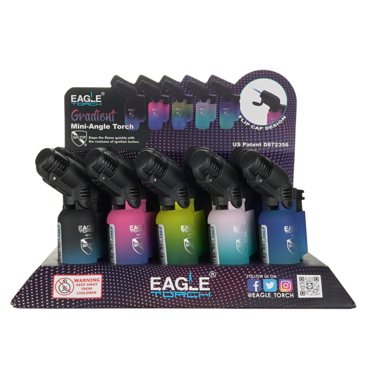 Eagle Small Neon Torch Gradient