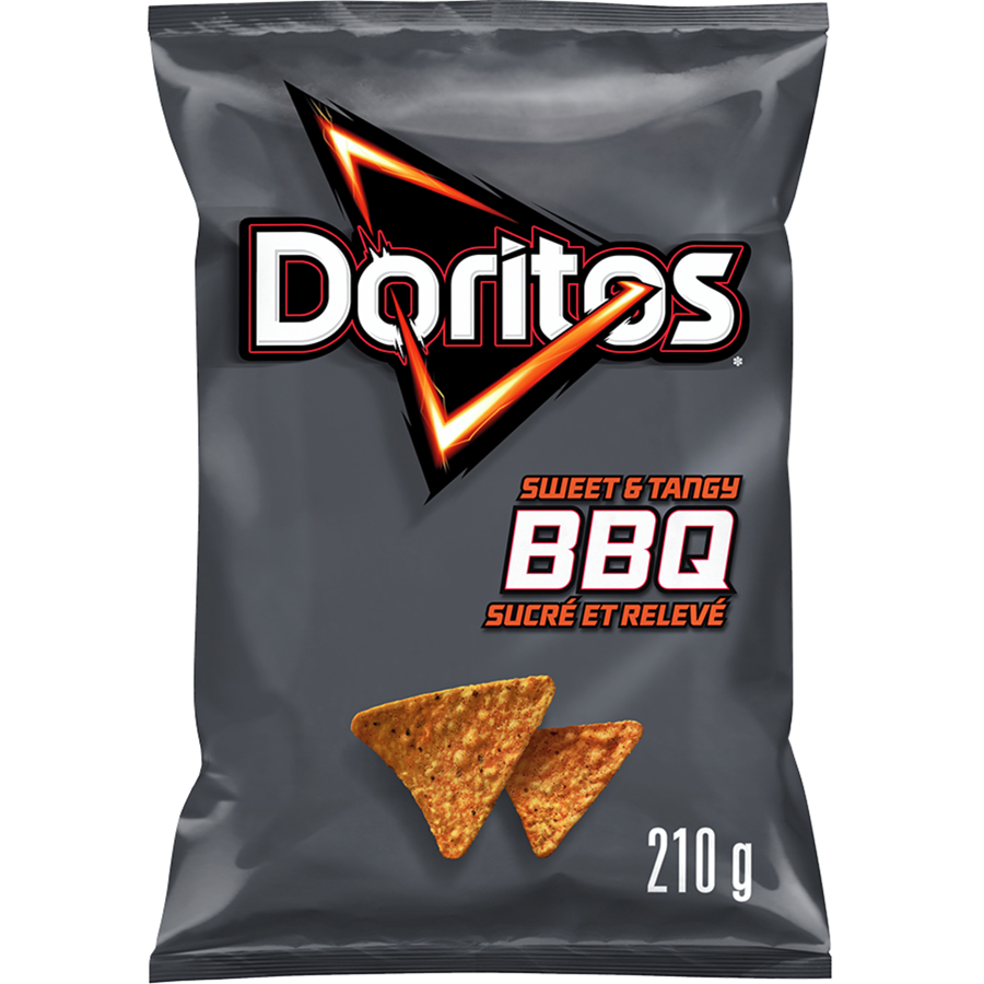 DORITOS Sweet & Tangy BBQ Tortilla Chips 210 g