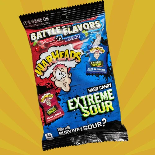 Warheads Battle of Flavours B.cherry vs Blue Razz 70g