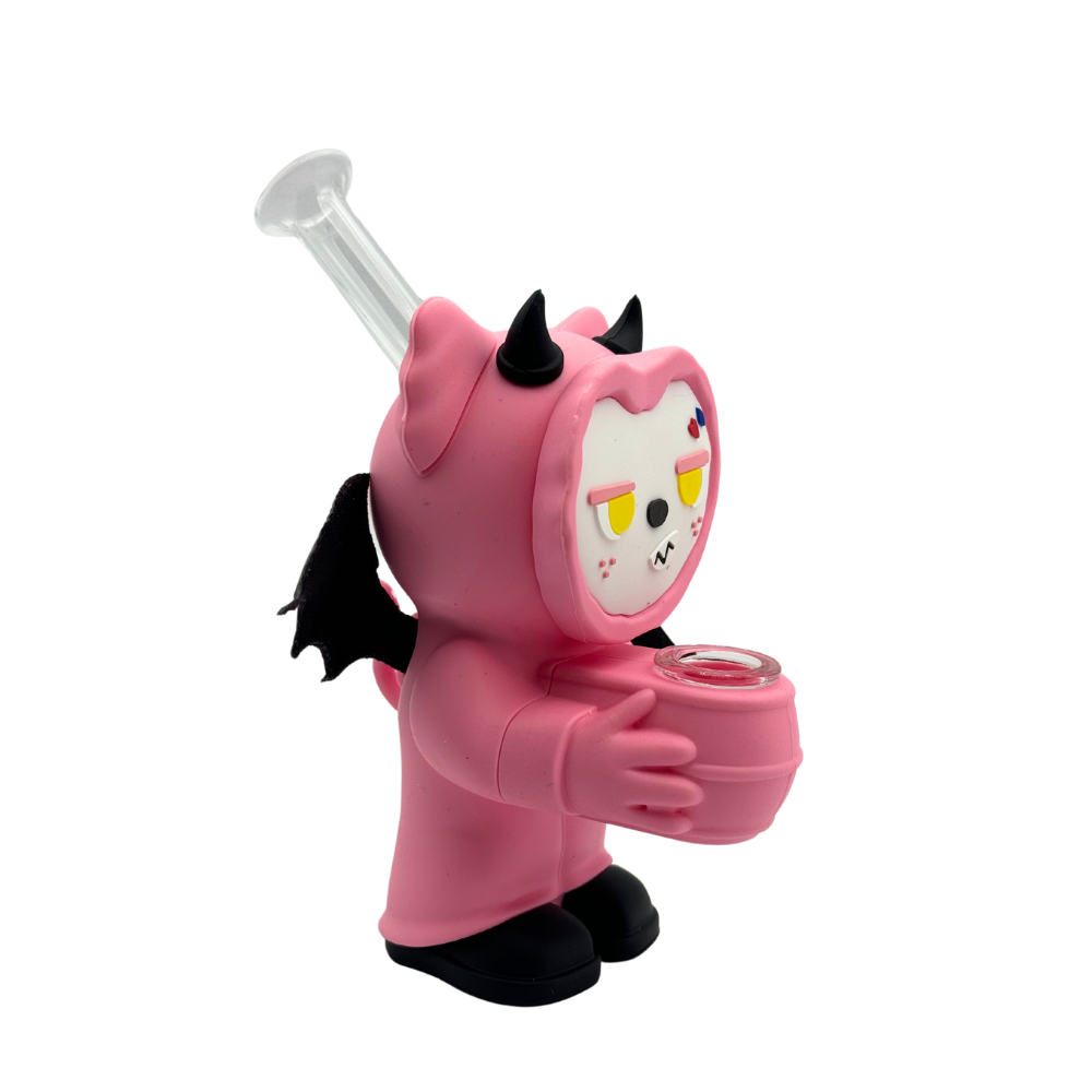 Red Devil 7" Silicone Water Pipe