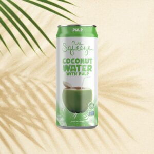 Pure Squeeze Coconut Water w/Pulp