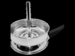 Metal Bowl Cover w Vent Handle