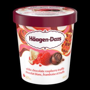 Haagen Dazs White Choco Raspberry Truffle