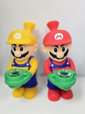 Mario 6" Silicone Bong