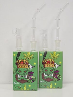 Green Juice Box 9" Bong