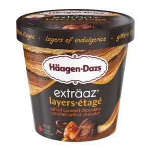 Haagen Dazs Extraaz Layers Salted Caramel & Chocolate 414ML