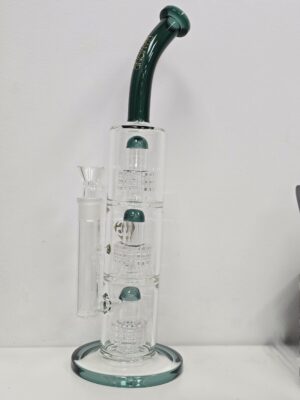Diamond Glass 16" Triple Perc Bong