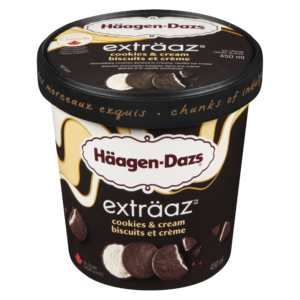 Haagen Dazs Ice Cream Extraaz - Cookies & Cream 450ml