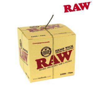 RAW HEMP WICK 250 FT