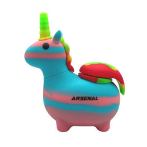 6" Cute Unicorn Silicone Bong