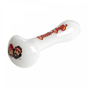 Cheech & Chong 3.5" Miss Tempest Stoner Pipe White