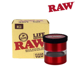 Raw 4pc Life grinder w/Clear