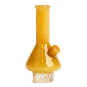 Red Eye Glass® Honey Gold Beaker Whirlpool Carb Cap (Fits 25mm Bangers)