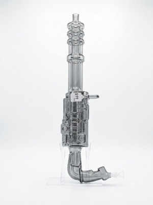 Flame Gun Bong Black CBG1907